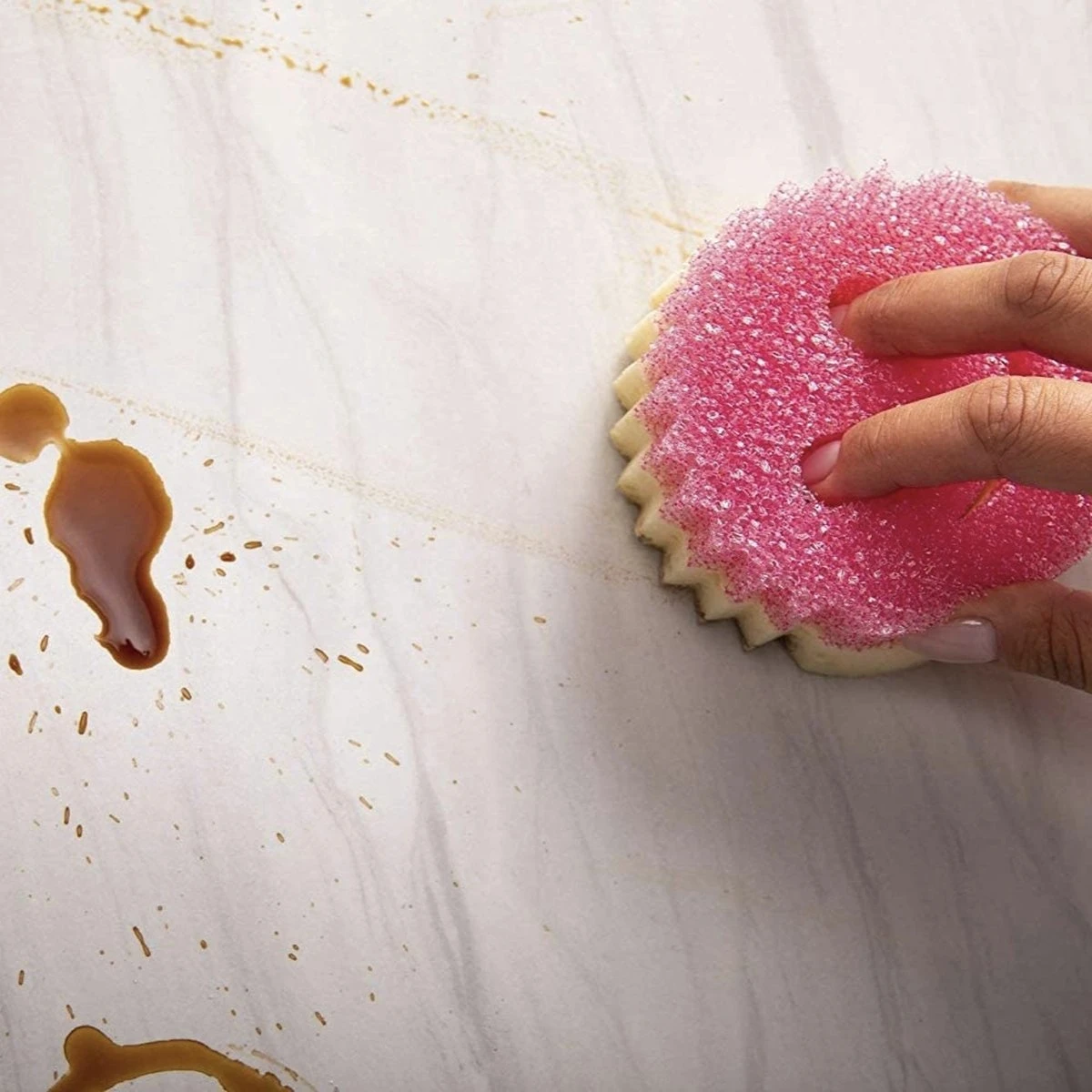 Scrub Daddy - Scrub Mommy Krasvrije Spons Dubbelzijdig Roze 10 Scrub Daddy - Scrub Mommy Krasvrije Spons Dubbelzijdig Roze - Afbeelding 10