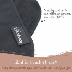 Bamboozy Vaatdoekjes Zwart 3 Stuks Herbruikbaar Keukenpapier Unpaper Towel Bamboevezels Plasticvrij -Schoonmaakartikelen Winkel 1200x1200 1143