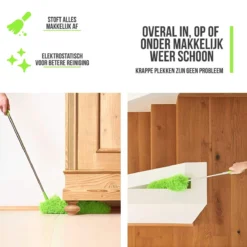 Strex Telescopische Plumeau Met Telescoopsteel - 60 Tot 140 Cm - Uitschuifbaar - Wasbaar - Flexibel 360° Draaibaar - Microvezel Ragebol -Schoonmaakartikelen Winkel 1200x1200 119