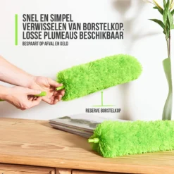 Strex Telescopische Plumeau Met Telescoopsteel - 60 Tot 140 Cm - Uitschuifbaar - Wasbaar - Flexibel 360° Draaibaar - Microvezel Ragebol -Schoonmaakartikelen Winkel 1200x1200 120