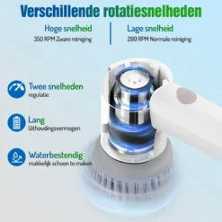 Elektrische Schoonmaakborstel - Schrobborstel - Handborstel - Schuurborstel - Schrobber - Badkamer - Toilet - Keuken -Schoonmaakartikelen Winkel 1200x1200 213