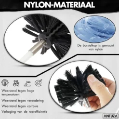 Antuza | Schoorsteenveegset | Schoorsteenreiniger | Schoorsteen Borstel | 9 Meter 9 Antuza | Schoorsteenveegset | Schoorsteenreiniger | Schoorsteen Borstel | 9 Meter -Schoonmaakartikelen Winkel 1200x1200 241