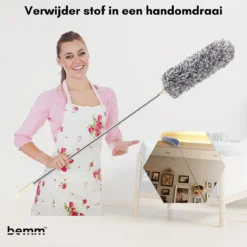 Plumeau - 280 Cm - Uitschuifbaar - Ragebol - Wasbaar - 360° - Flexibel -Schoonmaakartikelen Winkel 1200x1200 280