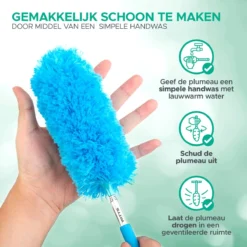 WITTS Telescopische Plumeau Met Telescoopsteel - 60 Tot 140 Cm - Uitschuifbaar - Blauw -Schoonmaakartikelen Winkel 1200x1200 293