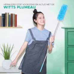 WITTS Telescopische Plumeau Met Telescoopsteel - 60 Tot 140 Cm - Uitschuifbaar - Blauw -Schoonmaakartikelen Winkel 1200x1200 296
