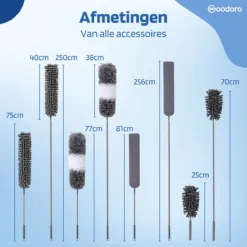 Woodoro Ragebol Uitschuifbaar Complete 9-Delige Set - Verstelbare Telescoopsteel - Plumeau - RVS - Zwart & Grijs 16 Woodoro Ragebol Uitschuifbaar Complete 9-Delige Set - Verstelbare Telescoopsteel - Plumeau - RVS - Zwart & Grijs -Schoonmaakartikelen Winkel 1200x1200 308