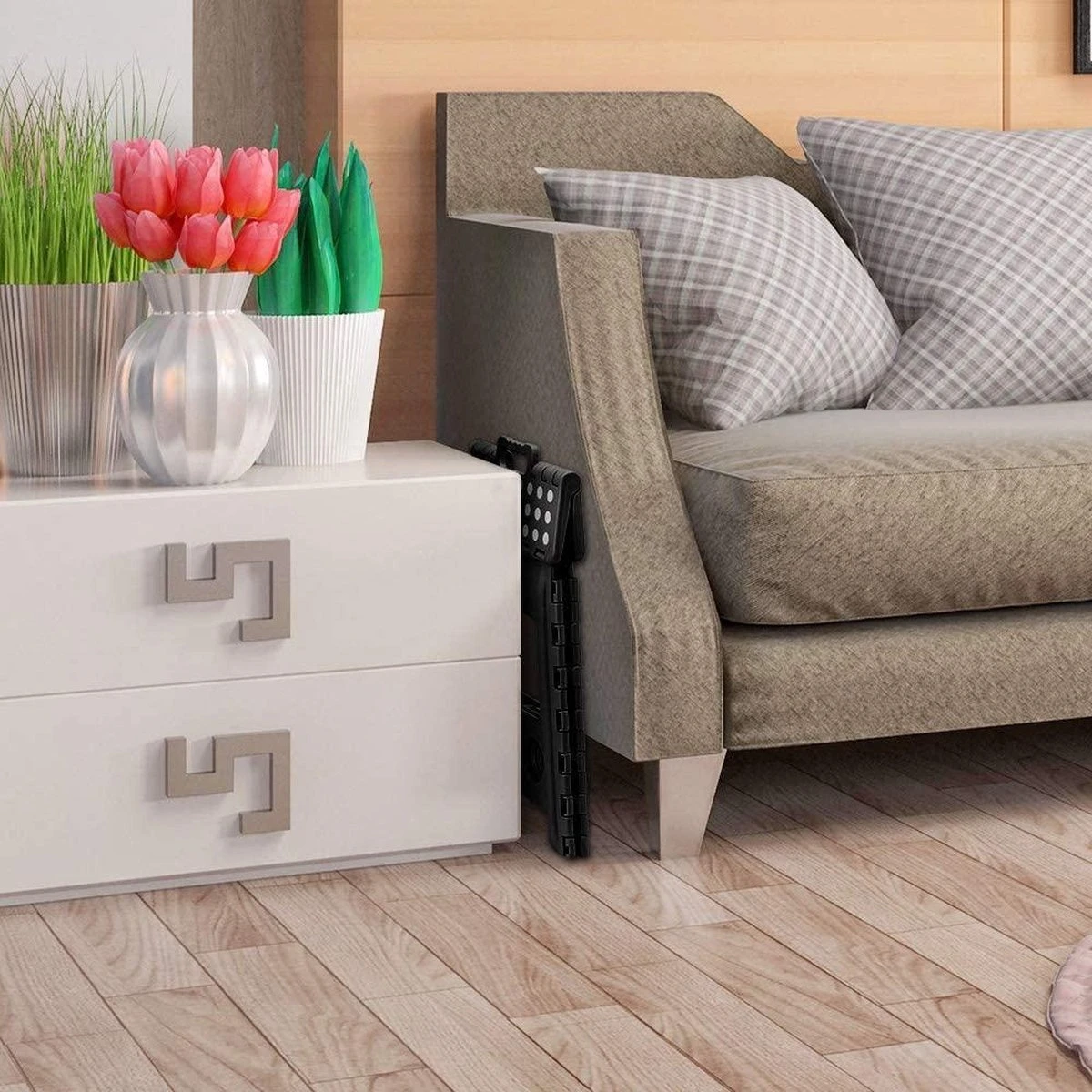 Buxibo - Kruk - Krukje - Keukentrap - Keukentrapje - Opvouwbaar Trapje - Keuken/Badkamer/Schuur Trapje - 29 X 24 X 40cm 10 Buxibo - Kruk - Krukje - Keukentrap - Keukentrapje - Opvouwbaar Trapje - Keuken/Badkamer/Schuur Trapje - 29 X 24 X 40cm - Afbeelding 10