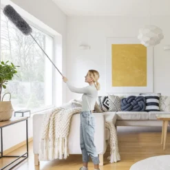 ForDig Telescopische Plumeau Microvezel - Duster Met Telescoopsteel Uitschuifbaar Tot 250 Cm - Wasbaar - 360 Graden Draaibaar -Schoonmaakartikelen Winkel 1200x1200 319