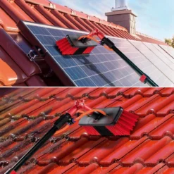 Merkloos Telescoopsteel Ramenwassen 4,6M - Met Borstel & Waterdoorvoer - Voor Ramen - Watertoevoer - Borstel -Schoonmaakartikelen Winkel 1200x1200 355