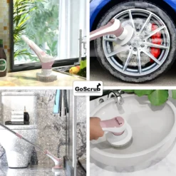 GoScrub® Elektrische Schoonmaakborstel – Elektrische Schrobber - Schrobborstel – Voor Badkamer Of Keuken – Schrobber Met Steel – Luiwagen – Polijstmachine - Roze 15 GoScrub® Elektrische Schoonmaakborstel – Elektrische Schrobber - Schrobborstel – Voor Badkamer Of Keuken – Schrobber Met Steel – Luiwagen – Polijstmachine - Roze -Schoonmaakartikelen Winkel 1200x1200 41