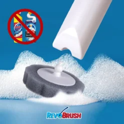 RevoBrush 28x Crystal Clean Foaming Pads Navulling - WC Borstel Met Houder Vrijstaand -Schoonmaakartikelen Winkel 1200x1200 435