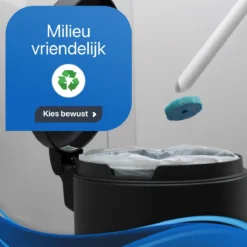 RevoBrush 28x Ocean Breeze Foaming Pads Navulling - WC Borstel Met Houder Vrijstaand -Schoonmaakartikelen Winkel 1200x1200 523