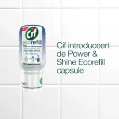 Cif Power & Shine Badkamer Ecorefill Capsule - 10 X 70 Ml - Voordeelverpakking -Schoonmaakartikelen Winkel 1200x1200 679