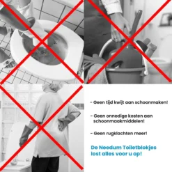 Needum ® Toiletblokjes Voor Inbouwreservoirs – WC-blokjes – Toiletblokken In Een Voordeelverpakking – 30 Stuks 11 Needum ® Toiletblokjes Voor Inbouwreservoirs – WC-blokjes – Toiletblokken In Een Voordeelverpakking – 30 Stuks -Schoonmaakartikelen Winkel 1200x1200 695
