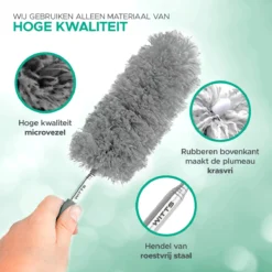 WITTS Telescopische Plumeau - Ragebol – Uitschuifbaar - Grijs -Schoonmaakartikelen Winkel 1200x1200 7