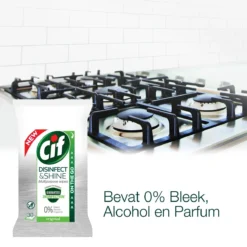 Cif Disinfect & Shine Wipes Original Desinfectie Schoonmaakdoekjes - 12 X 30 Doekjes - Voordeelverpakking -Schoonmaakartikelen Winkel 1200x1200 715