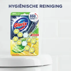 Glorix Power 5 Toiletblokken - Citroen - 7 X 2 Stuks - Voordeelverpakking -Schoonmaakartikelen Winkel 1200x1200 749