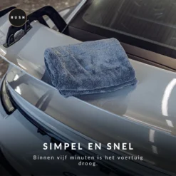 RUSH Microvezeldoek - Droogdoek - Auto Wassen - Auto & Motor - 50 X 80 Cm - 1200GSM -Schoonmaakartikelen Winkel 1200x1200 934