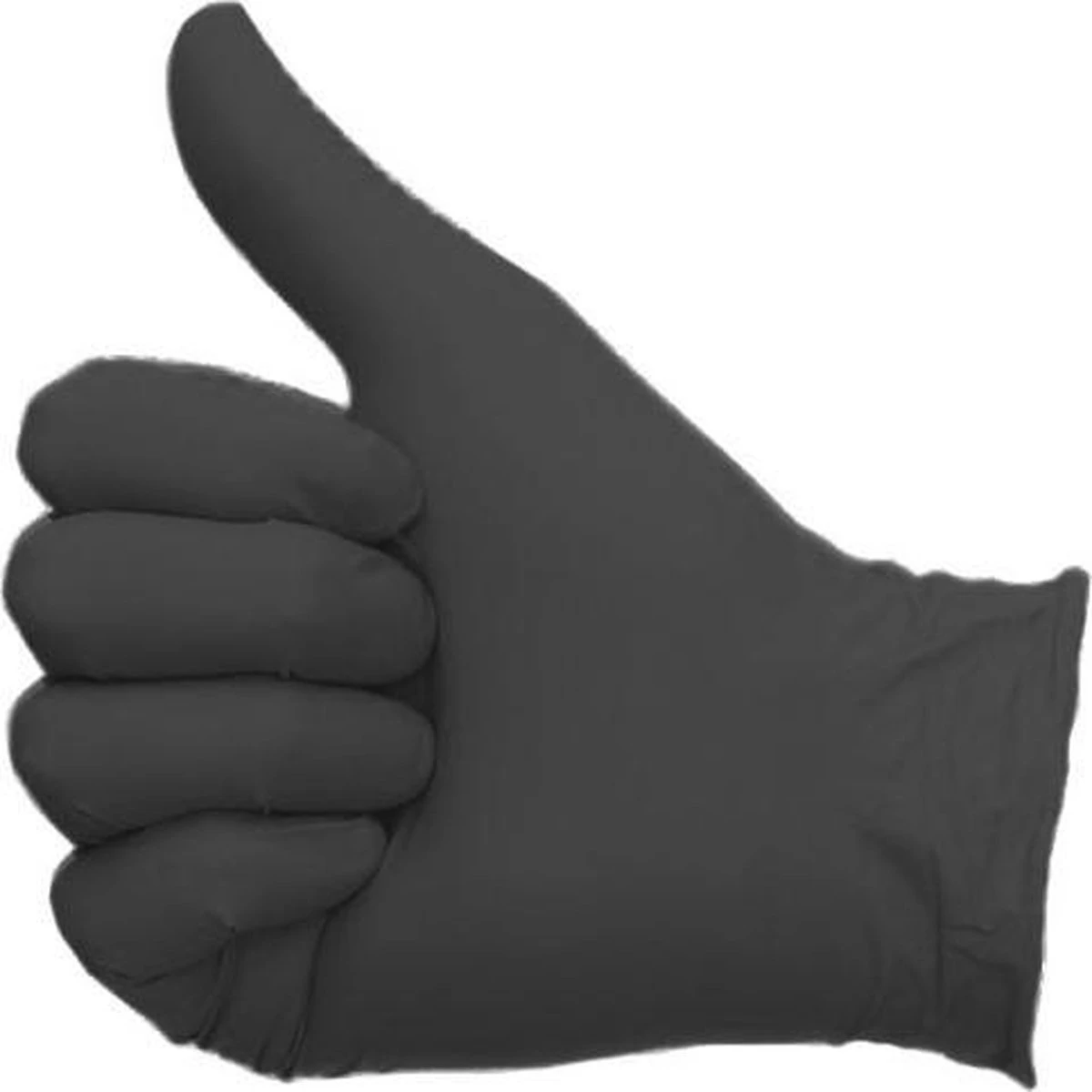 Merkloos Handschoenen Wegwerp Nitril - Latex Vrij - Poedervrij -Zwart - Maat M - 100 Stuks 2 Merkloos Handschoenen Wegwerp Nitril - Latex Vrij - Poedervrij -Zwart - Maat M - 100 Stuks - Afbeelding 2