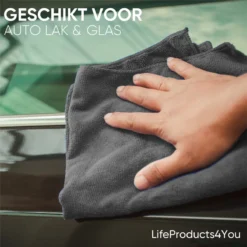 LifeProducts4You Microvezeldoekjes - Vaatdoek - Raamdoeken - Schoonmaakdoekjes - Raamdoeken Streepvrij - Microvezeldoeken - Reinigingsdoekjes - Spiegeldoeken - Autodroog Doek - Auto Schoonmaak Producten - 30 X 30 Cm - 7 Stuks -Schoonmaakartikelen Winkel 1200x1200 989