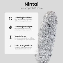 Plumeau Uitschuifbaar Tot 280cm - RVS - Telescopisch - Plumeau Met Telescoopsteel - 360° Flexibel 14 Plumeau Uitschuifbaar Tot 280cm - RVS - Telescopisch - Plumeau Met Telescoopsteel - 360° Flexibel -Schoonmaakartikelen Winkel 1200x1200 99