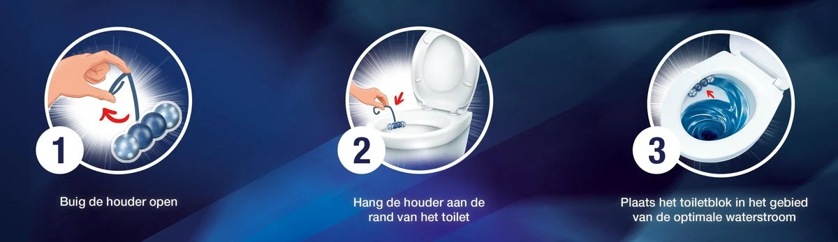 Witte Reus Blauw Actief Toiletblok - Hygiene - WC Blokjes Voordeelverpakking - 10 Stuks 6 Witte Reus Blauw Actief Toiletblok - Hygiene - WC Blokjes Voordeelverpakking - 10 Stuks - Afbeelding 6