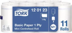 Tork Universal M1 Papier 1-laags Wit 22cm X 120 Meter - Doos 11 Rol 120123 -Schoonmaakartikelen Winkel 1200x558