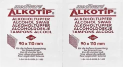 Alcoholdoekjes 90x110mm, 100 Stuks -Schoonmaakartikelen Winkel 1200x658