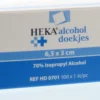 HEKA Alcoholdoekjes - 100 Stuks
