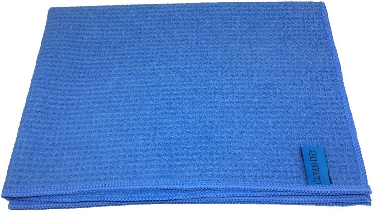 Merkloos Clean Dry Ramenset Raamdoeken Origineel 45 X 60 Blauw/Geel 10 Merkloos Clean Dry Ramenset Raamdoeken Origineel 45 X 60 Blauw/Geel - Afbeelding 10
