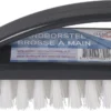 Merkloos Zwarte Handborstel / Schoonmaakborstel Met Handvat - 13 Cm - Schoonmaakartikelen / Handschrobbers / Schrobborstels