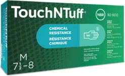 ANSELL TouchNTuff® 92-600 - Nitril Wegwerp Handschoenen, Latexvrij, Poedervrij, L, Groen, 100 Stuks -Schoonmaakartikelen Winkel 1200x728 2