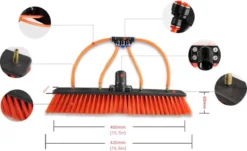 Aqua2Go Telescoopsteel 7,2 Meter - Lichtgewicht Aluminium - 40 Cm. Borstel - Ramen Wassen - Zonnepanelen -Schoonmaakartikelen Winkel 1200x736 2