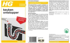 HG Keukenontstopper - 1L - De NR1 Ontstopper - Biologisch Afbreekbaar -Schoonmaakartikelen Winkel 1200x741