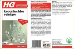 HG Kroonluchter Reiniger - 500ml - Snel Een Vlekkeloos Resultaat -Schoonmaakartikelen Winkel 1200x794 2