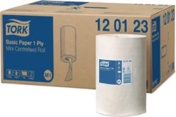 Tork Universal M1 Papier 1-laags Wit 22cm X 120 Meter - Doos 11 Rol 120123 -Schoonmaakartikelen Winkel 1200x797 1