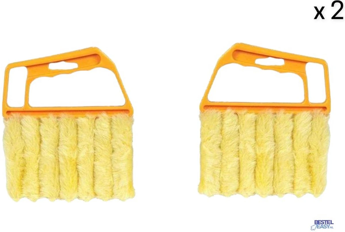 Merkloos 2 Stuks Luxaflex Reiniger - Lamellen Borstel - Stof Verwijderaar - Jaloezie Stoffer - Stofvrij 1 Merkloos 2 Stuks Luxaflex Reiniger - Lamellen Borstel - Stof Verwijderaar - Jaloezie Stoffer - Stofvrij