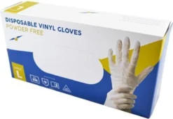 Wegwerp Handschoenen - Vinyl Handschoenen - Poedervrij - Wit - Maat L - 100 Stuks -Schoonmaakartikelen Winkel 1200x832