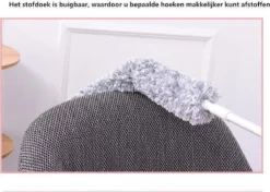 Plumeau/met Telescoopsteel/uitschuifbaar/microvezel Buigbare Borstelkop/9 X 126cm Max-lengte179cm -Schoonmaakartikelen Winkel 1200x856