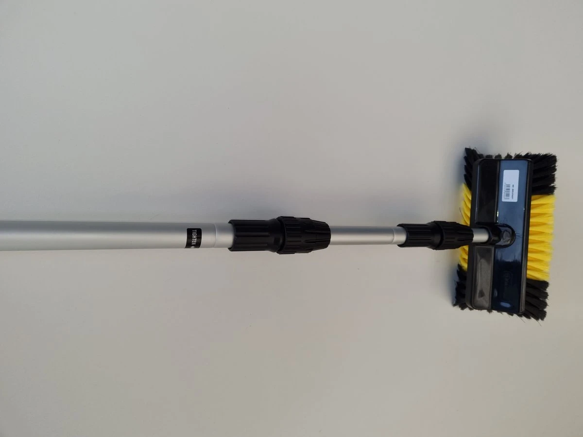 Zonnepanelen / Auto / Ramen Wassen Telescoopsteel Met Borstel Waterdoorlatende Wasborstel Met Telescopische Steel 4 Meter En Gardena Aansluiting / Wasborstel Met Uitschuifbare Telescoopsteel Met Waterdoorvoer 2 Zonnepanelen / Auto / Ramen Wassen Telescoopsteel Met Borstel Waterdoorlatende Wasborstel Met Telescopische Steel 4 Meter En Gardena Aansluiting / Wasborstel Met Uitschuifbare Telescoopsteel Met Waterdoorvoer - Afbeelding 2