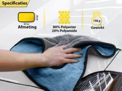 Droogdoek Auto - Watermagneet - Microvezel - Doek - 45 X 38 Cm - Blauw - Super Zacht! -Schoonmaakartikelen Winkel 1200x900 27