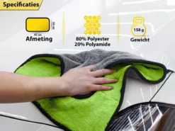 Droogdoek Auto - Badkamer - Drying Towel - Watermagneet - Microvezel - Doek - 45 X 38 Cm - Groen 8 Droogdoek Auto - Badkamer - Drying Towel - Watermagneet - Microvezel - Doek - 45 X 38 Cm - Groen -Schoonmaakartikelen Winkel 1200x900 9