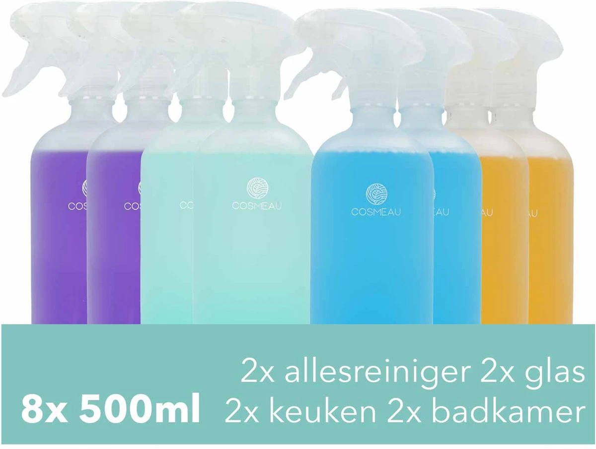 Cosmeau Mixed 8 Stuks Tabletten Cleaning Tabs Schoonmaak Tabs - Allesreiniger - Keukenreiniger - Badkamerreiniger Sanitair 1 Cosmeau Mixed 8 Stuks Tabletten Cleaning Tabs Schoonmaak Tabs - Allesreiniger - Keukenreiniger - Badkamerreiniger Sanitair