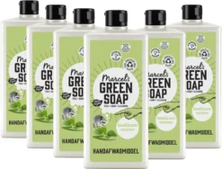 Marcel's Green Soap Afwasmiddel Basilicum & Vertivert Gras - 6 X 500 Ml