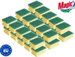 Schuursponsjes Schoonmaak Profi - 30 Stuks - 85x65x45mm - Voordeelverpakking - MADE IN EU