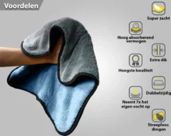 Droogdoek Auto - Watermagneet - Microvezel - Doek - 45 X 38 Cm - Blauw - Super Zacht! -Schoonmaakartikelen Winkel 1200x953 2