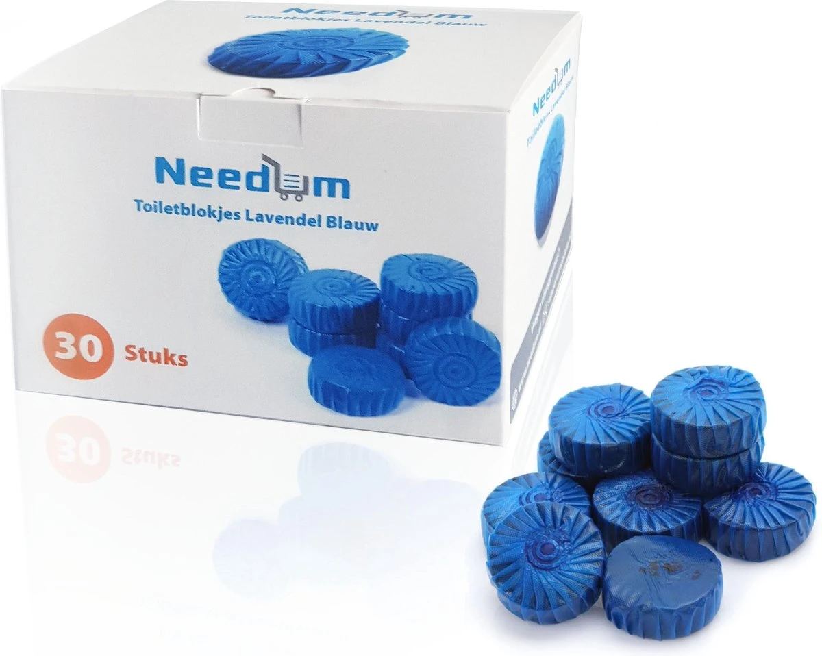 Needum ® Toiletblokjes Voor Inbouwreservoirs – WC-blokjes – Toiletblokken In Een Voordeelverpakking – 30 Stuks 1 Needum ® Toiletblokjes Voor Inbouwreservoirs – WC-blokjes – Toiletblokken In Een Voordeelverpakking – 30 Stuks