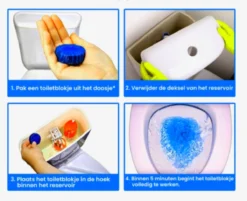 Merkloos Toiletblokjes Voor Inbouwreservoirs – WC-blokjes – Toiletblokken In Een Voordeelverpakking – 30 Stuks -Schoonmaakartikelen Winkel 1200x976 2