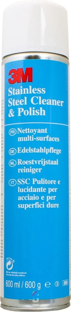 3M RVS Reiniger - 600 Ml 19 3M RVS Reiniger - 600 Ml -Schoonmaakartikelen Winkel 275x1200 1