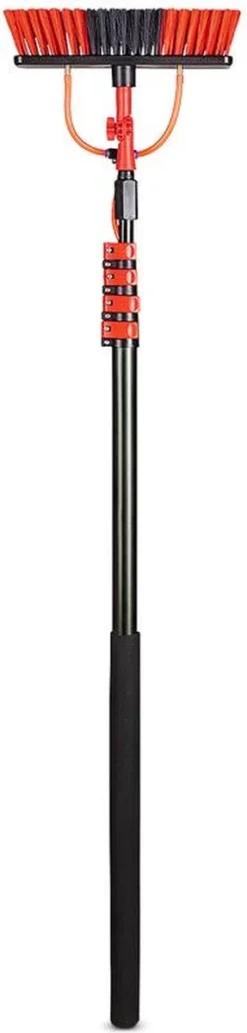 Telescoopsteel Met Borstel 6 Delige Set – Telescoop Met Borstel - Telescoopsteel Ramenwassen – Uitschuifbaar Tot 4,6 Meter - Met Zeepdispenser -Schoonmaakartikelen Winkel 287x1200